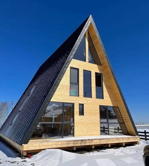 Vand casute A-frame 8x9