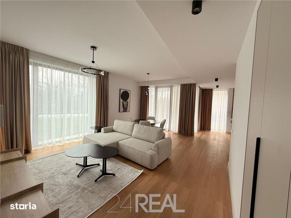 Apartament 4 camere, superb Pipera, cladire exclusivista, 250mp curte