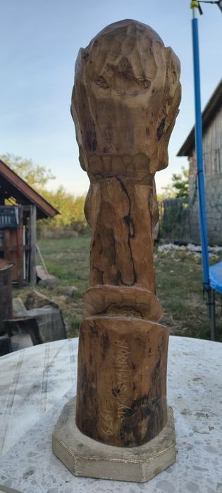 Statuetă bust lemn Don Quixote