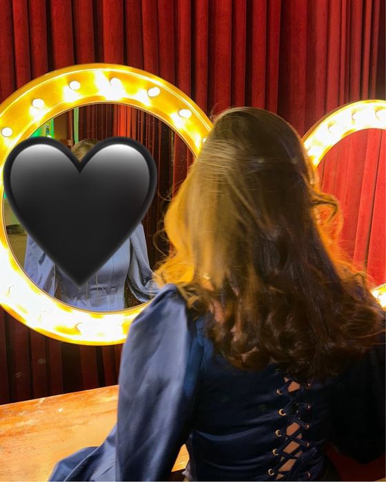 Корсет темно синий