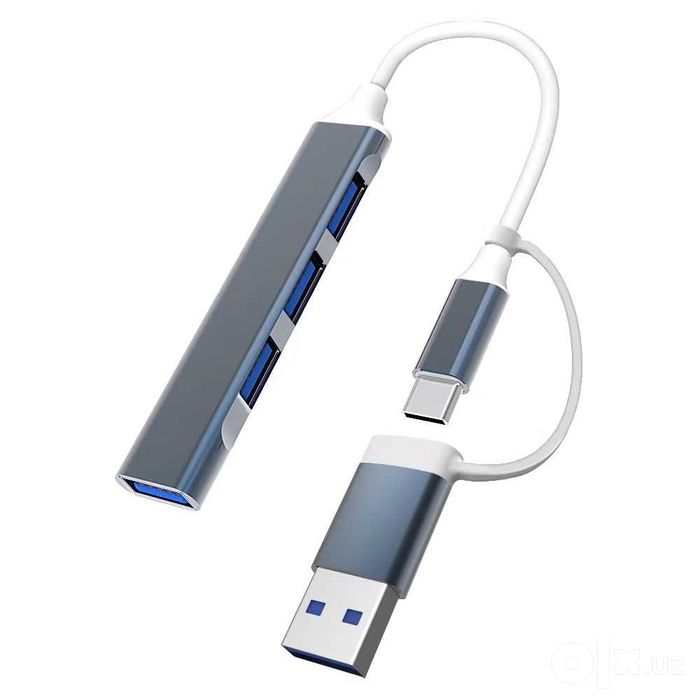 Usb hub 3.0 адаптер переходник type C USB A