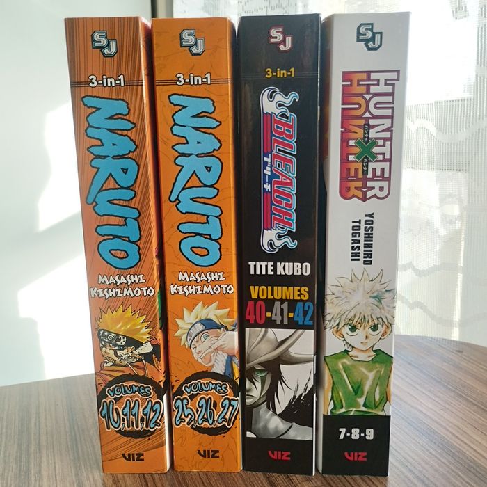 Manga 3in1 Naruto Bleach Hunter Hunter