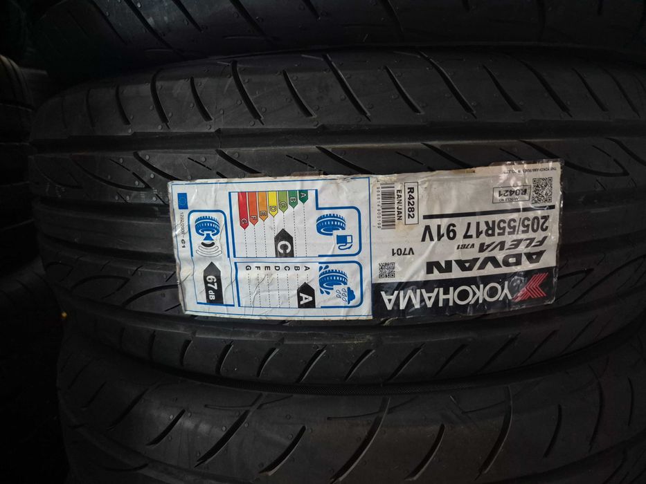 4 Anvelope de VARA - 205/55/17 91V - YOKOHAMA Advan Fleva - NOI - DOT 2020 ! SUPER PRET !