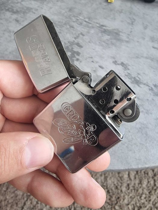 Bricheta zippo de colectie motociclist racers ace anul 1992 vii D