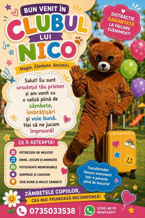 Animatori petreceri copii - Distractie garantata!! preturi foarte bune