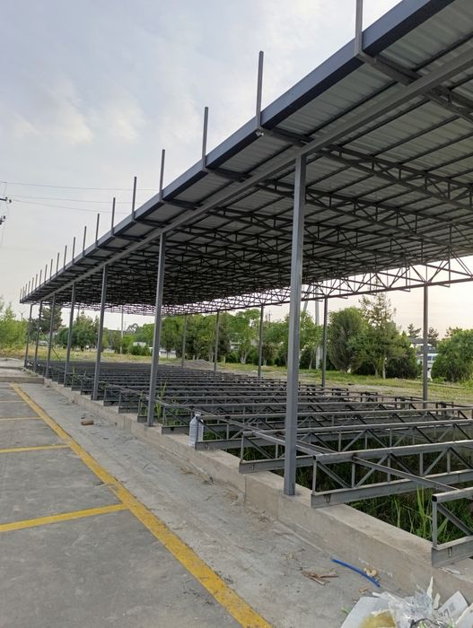 Qurilish Metal konstruktsiya uy va binolar uchun
