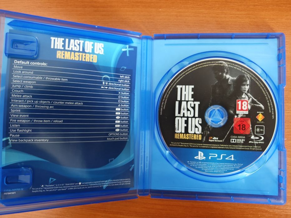 Vand Grand Theft Auto IV (GTA 4) pentru PC și  The Last of Us Remastered PS4, PLAYSTATION HITS, versiune fizică, completă cu carcasă originală