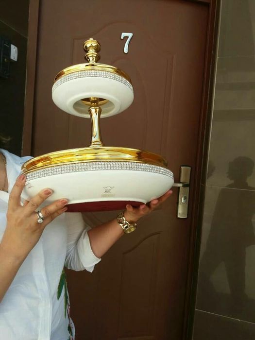 1- и 2-х ярусная Фарфоровая этажерка (Италия)