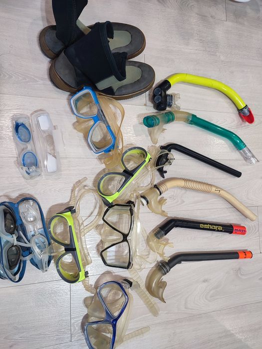 Подводни очила, маски, шнорхел