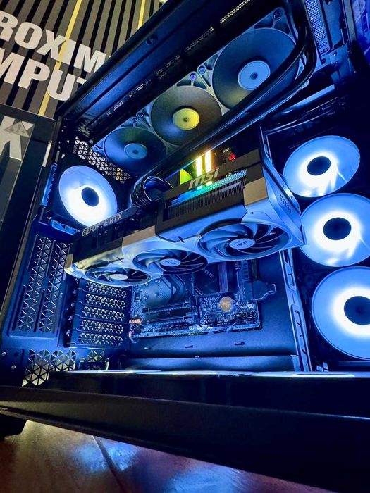 PC Ryzen 9800x3d, RTX 5090 MSI, 32GB 5600MHz, 2TB, 1000W,TVA,Garantie