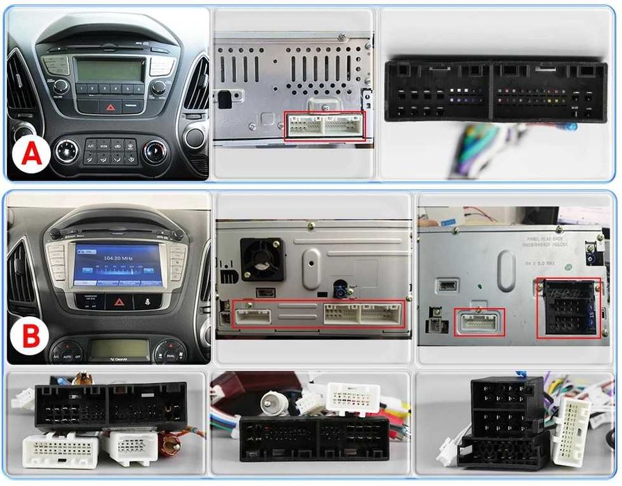 Мултимедия 10″ Android 14 за HYUNDAI TUCSON 2 IX35 CARPLAY навигация RDS DSP GPS