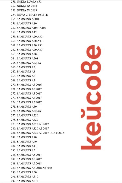 Кейсове 480 броя за телефони промоция