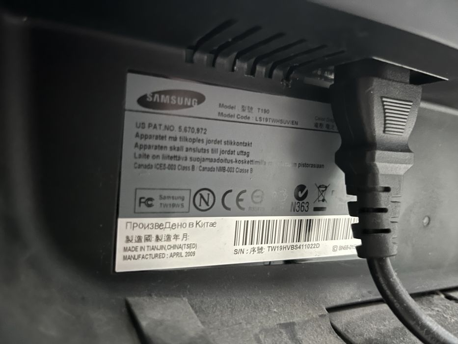Samsung Syncmaster T190