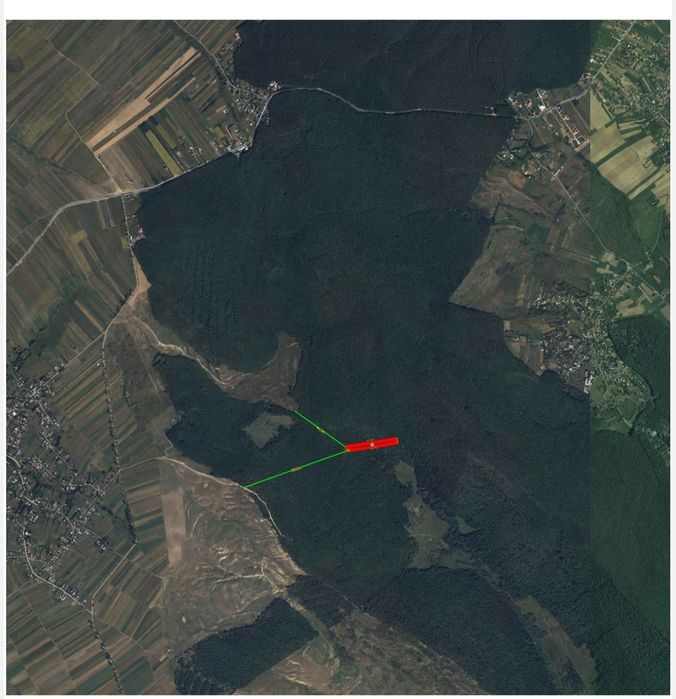 Vând urgent 1ha pădure Baisa