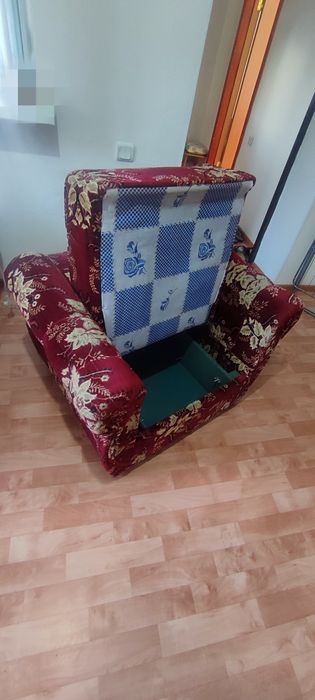 Кресло мягкое раскладное