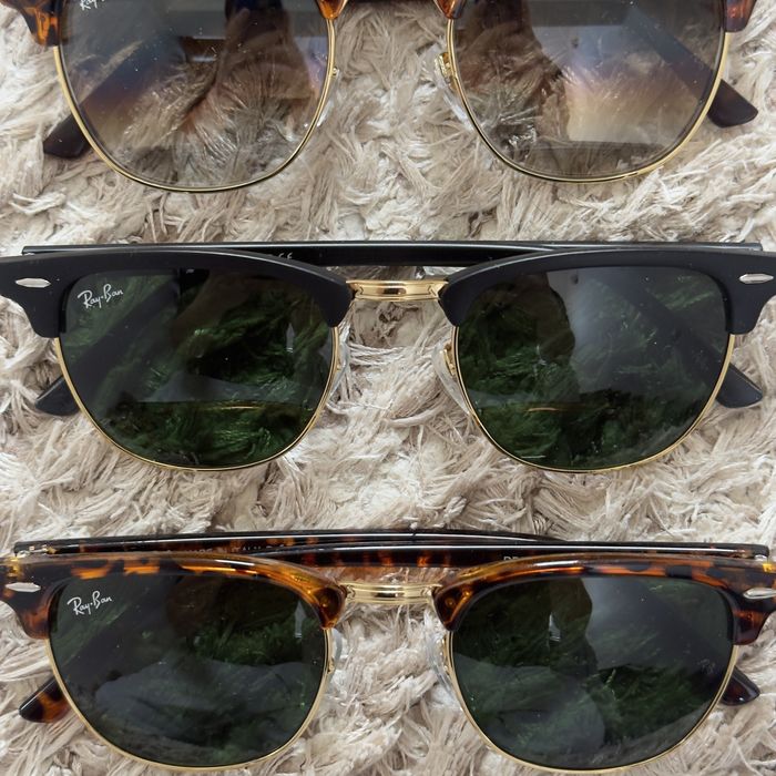 RayBan Clubmaster Gold / Leopard