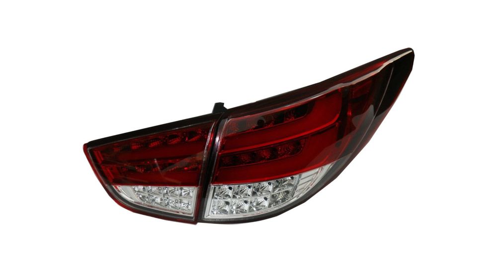 Set lampi spate, stopuri Hyundai Ix35 (Lm), 10.2009-09.2015, montare spate, stanga+dreapta, LED; rosu, transparent; Tuning
