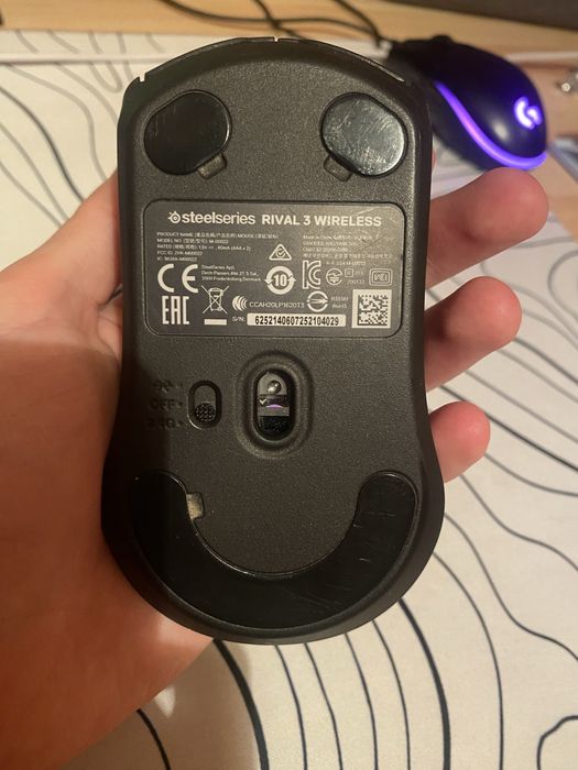 Игровая мышь steelseries rival 3 wireless