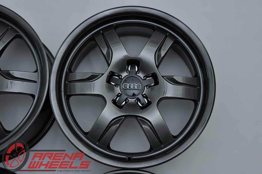 Jante 17 inch Originale Audi A5 S5 R17 ET28 Gun Metal gri antracit