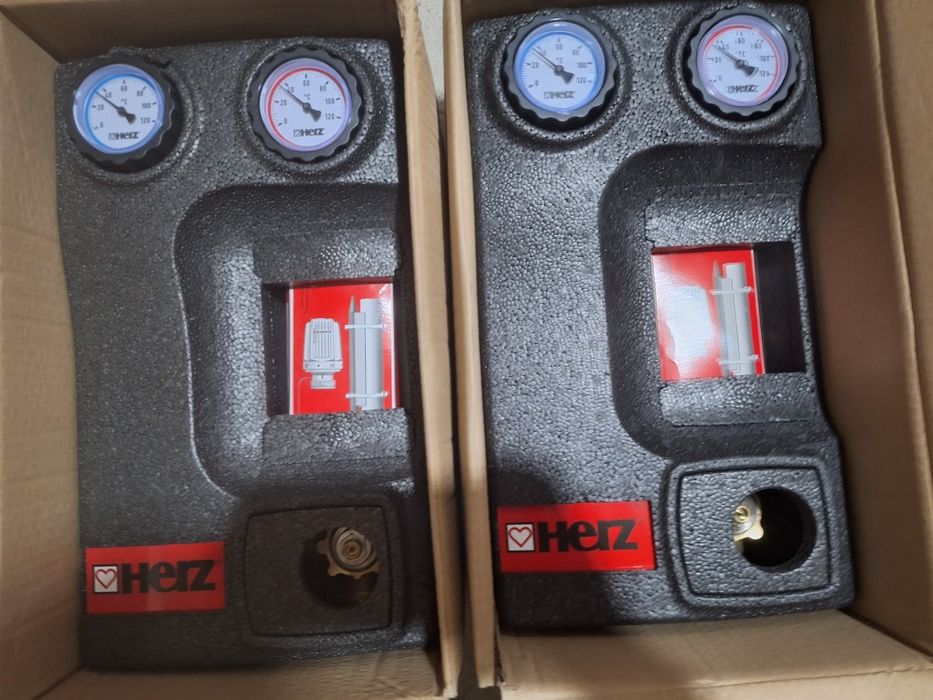 Vana cu 2 cai  Honeywell Grup.pompare Herz cu cap termostatic