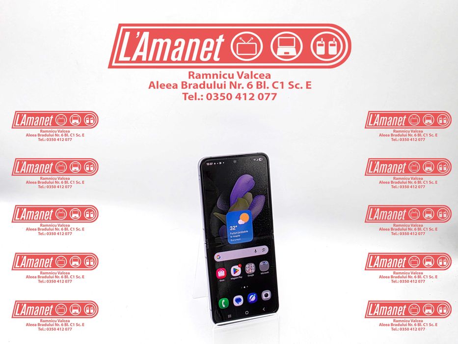 Samsung Flip4 Purple 128GB 8GB Ram Neverlocked Stare Buna