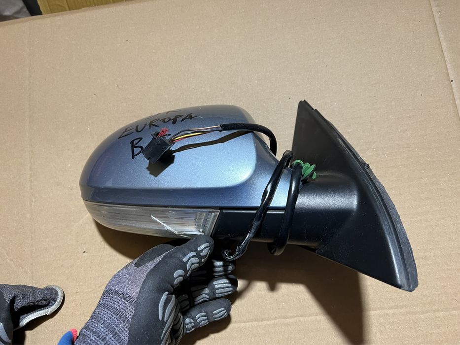 Oglinda dreapta pasager bleo deschis lb5m pt vw passat b6