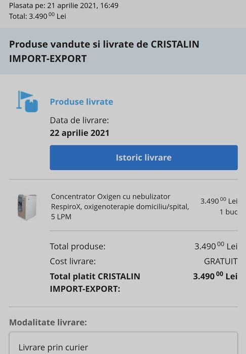 Concentrator de oxigen RespiroX (SZ-5BW)