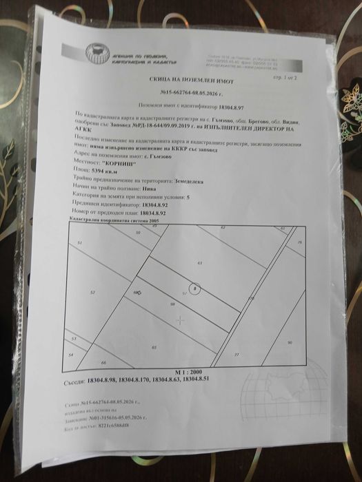 Продавам земеделска земя