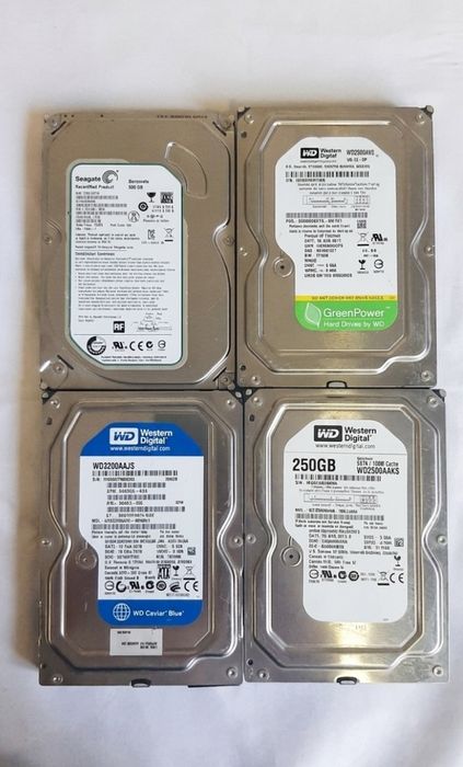 Жёсткий диск HDD 320гб, 250гб  (WD Black/Blue, Seagat