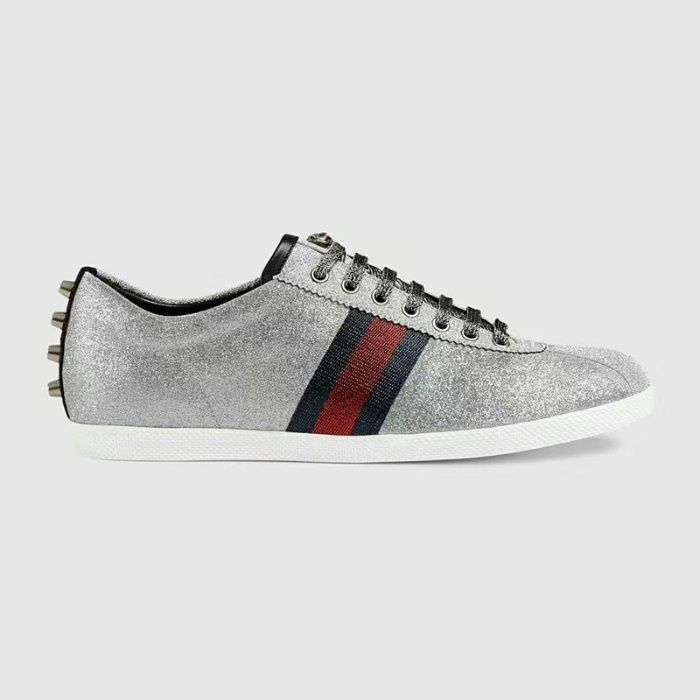Мъжки обувки кецове GG Bambi Silver Glitter размер 45