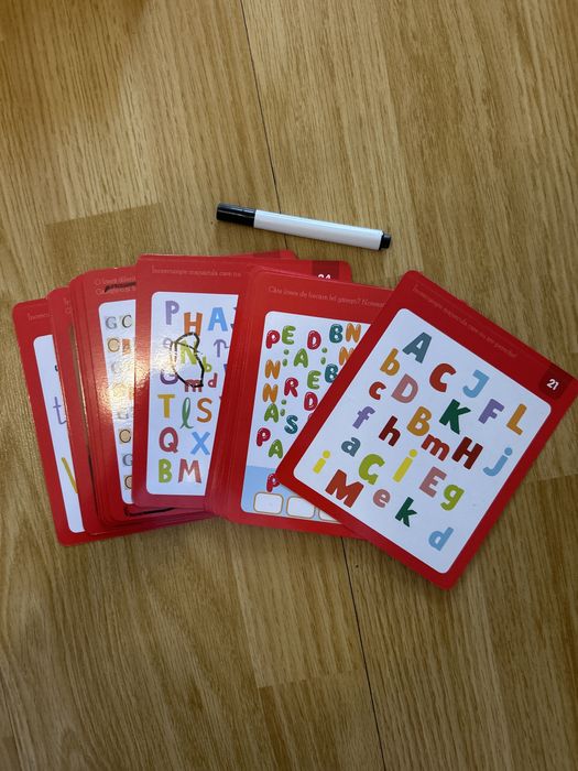 Iq Focus - Litere/carti de joc educative/Puzzle uri