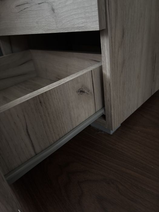 Noptiera lemn 2 sertare