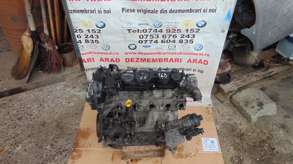 Motor ford Focus 1.6 euro 5 Fiesta C Max Tourneo connect Peugeot partner  508 citroen c3 c4 c5 cv1q