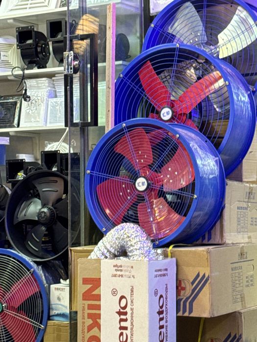 вентилятор промышленный осевой 600mm скидка