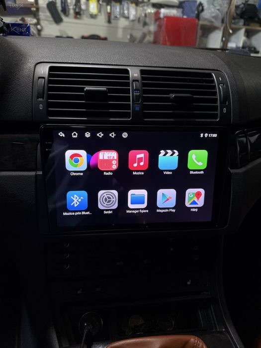 Navigatie Android BMW E46 Seria 3 Carplay Android Auto + Camera