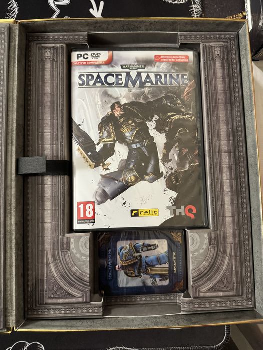 Warhammer 40000 Space Marine 1 Collectors Edition foarte rar joc retro