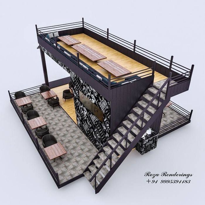 Konteynerdan tayyor kapsula, ofis va uylar