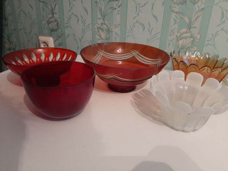 Стеклянная посуда разнобой