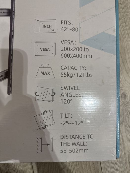 Мощный кронштейн для телевизора ZENO model P600