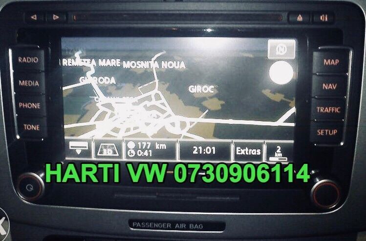 Dvd Harti Navigatie VW RNS315 RNS510 Harti PASSAT Tiguan Touareg 2022
