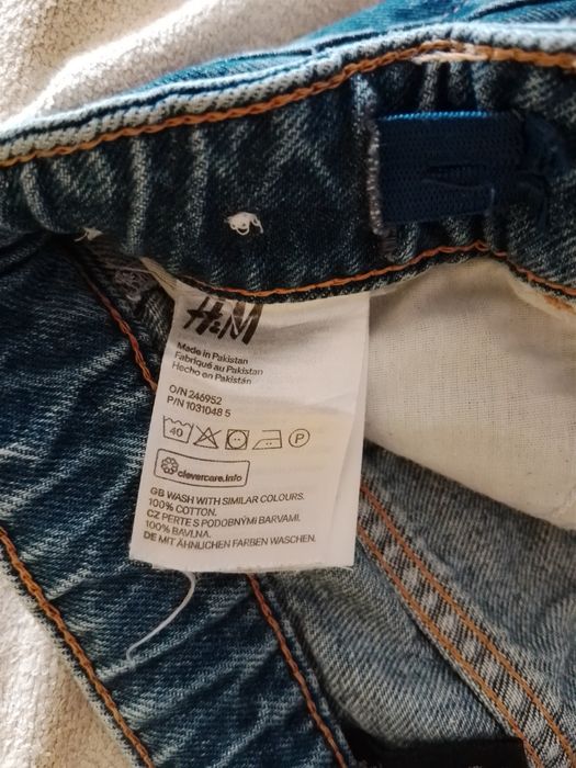 Прави къси дънки Loose Denim Jorts - размер (158 см)