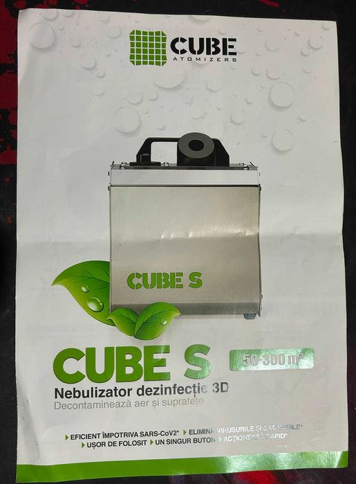 2 nebulizatoare CUBE S – 800W