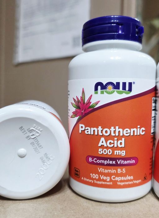 ДОСТАВКИ НЕТ Now Пантотеновая кислота B5 , Никотинамид Витамин B3