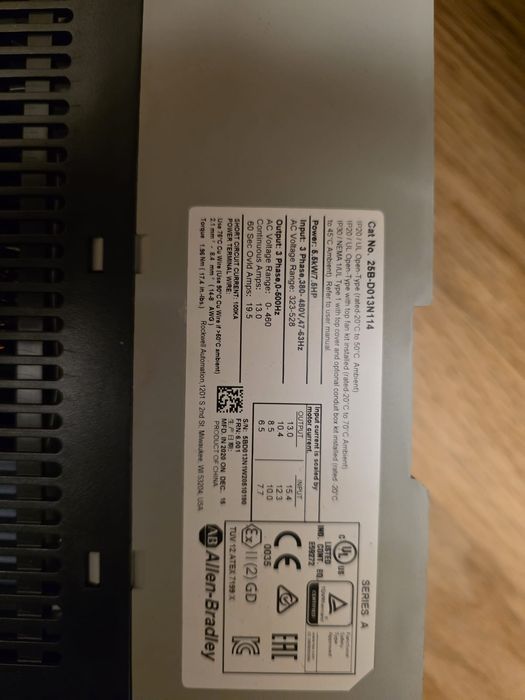 Vand variator frecventa 5,50 kw Nou