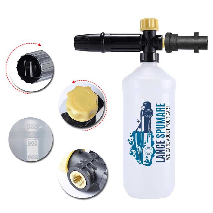 Lance spuma frisca profesionala zapada pt orice aparat de spalat