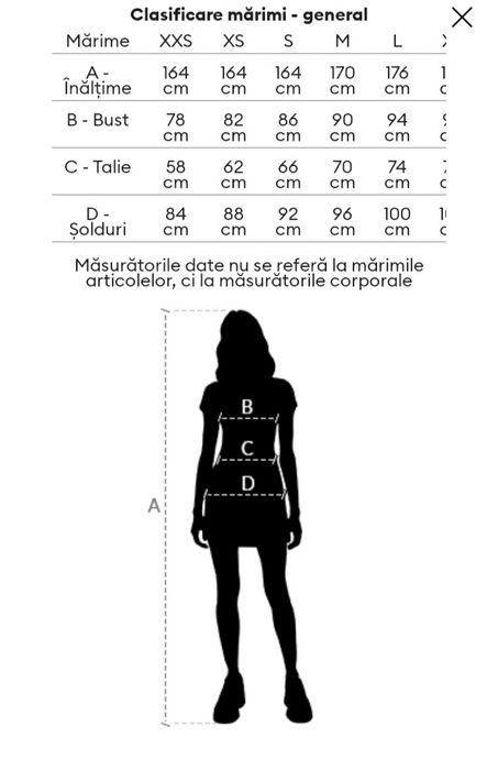 Fusta midi Sinsay cu despicatura in fata