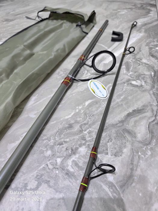 SET 3 Lansete CRAP din carbon Saimino MO2 3,90m din 2 tronsoane 4 lbs