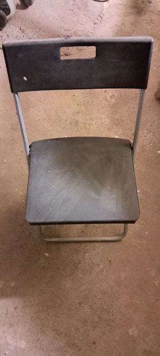 Scaun pliant - aluminiu + plastic