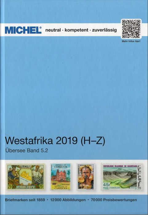 6 Каталога  "МИХЕЛ"(Michel)2019/2022 г. Африка на DVD