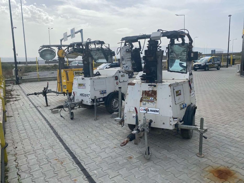 Осветителна кула 9 м под НАЕМ от Рентекс